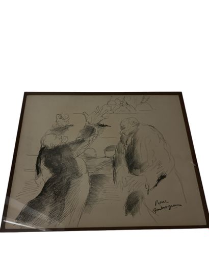 Pierre AMBROGIANI (1907-1985)
Le procés
Dessin...