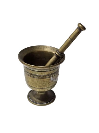 Mortar and its bronze pin