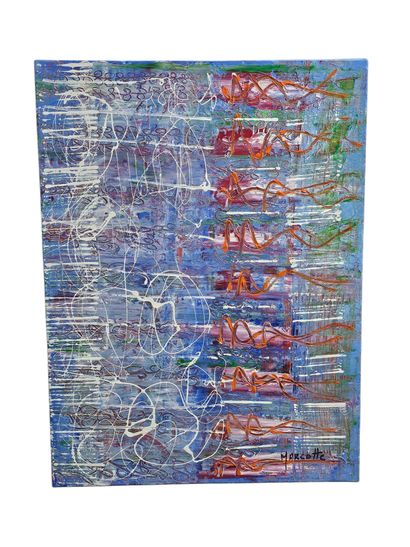 MARCOTTE
Abstract work 
Oil on canvas
Signed...