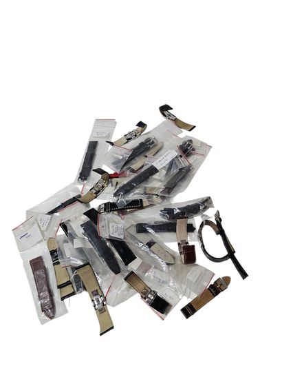 Important lot de bracelet de montre