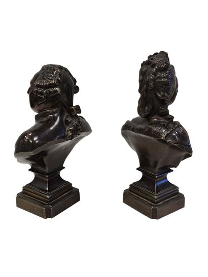 AUGUSTIN PAJOU (1754-1793) 
Royal couple,...