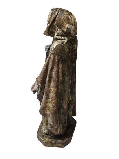 Le saint homme 
Statue en plâtre 
Dim.: ...