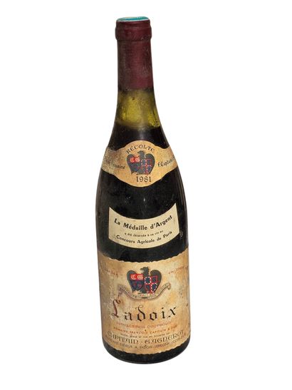 Ladoix 1981
A bottle of red wine 75cl
Good...
