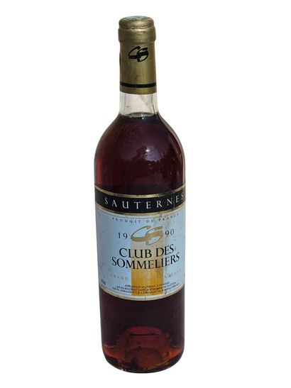 Bordeaux, Club des Sommeliers Sauternes 1990
Une...