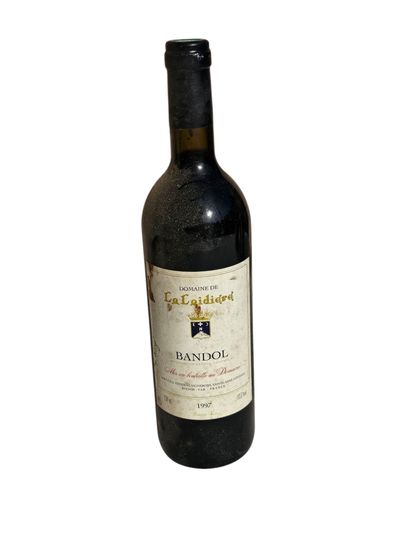 Bandol, Domaine de la Laidiere 1997
Une bouteille...