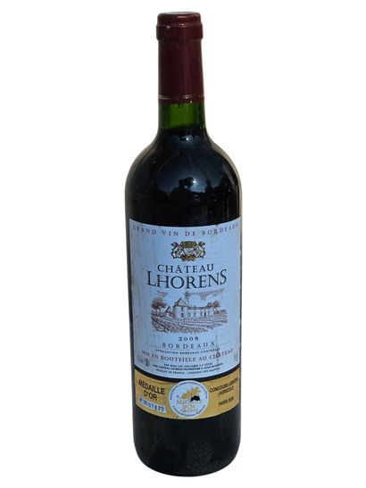 Bordeaux, Château Lhorens 2008
Une bouteille...