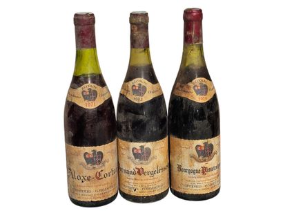 Aloxe Corton 1971
A bottle of red wine 75cl
Medium...