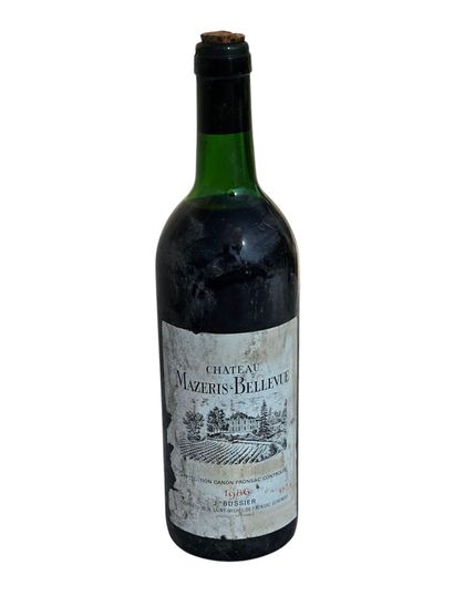 Château Mazeris Bellevue 1986
Une bouteille...