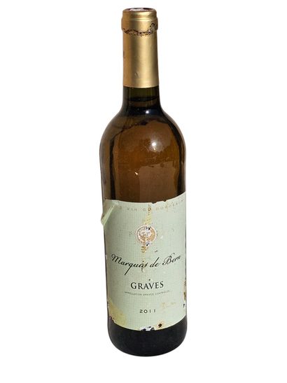 Bordeaux, Marquis de Bern Graves 2011
A bottle...