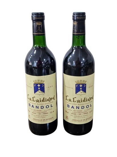 Bandol, La Laidiere 1989
Deux bouteilles...