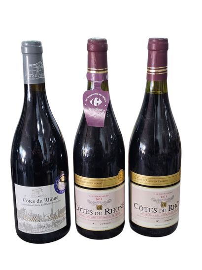 Cotes du Rhone , Les Pierrasques 2011
Deux...