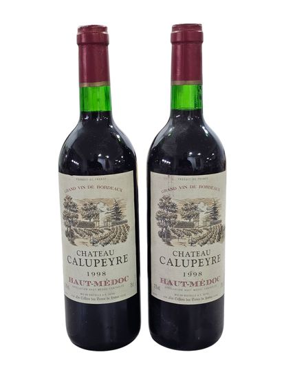 Haut Médoc, Château Calupeyre 1998
Deux bouteilles...