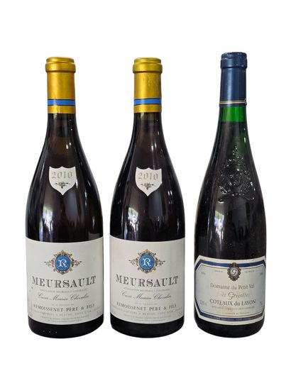 Meursault 2010
Two bottles of white wine...