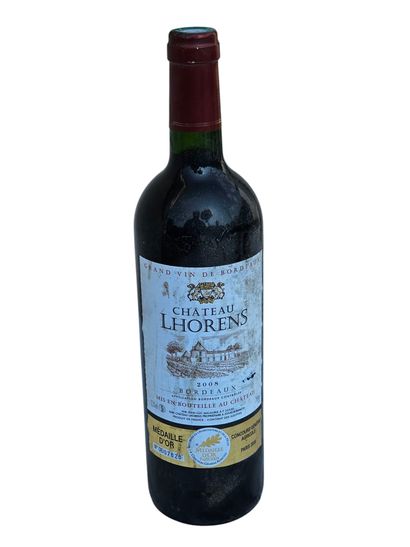 Bordeaux, Château Lhorens 2008
Une bouteille...