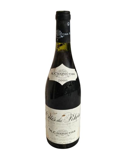 Cotes du Rhône, M. Chapoutier 2000
Une bouteille...