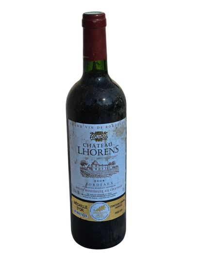 Bordeaux, Château Lhorens 2008
Une bouteille...