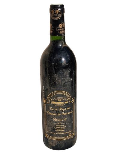 Vin de pays des chateaux de Foncaude, Merlot...
