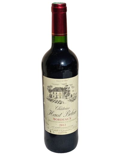 Bordeaux, Château Haut Belair 2012
A bottle...