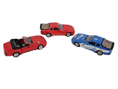 MAJORETTES
Ensemble de trois porsches 1/24
Petits...