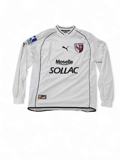 FC METZ – Maillot officiel blanc extérieur...