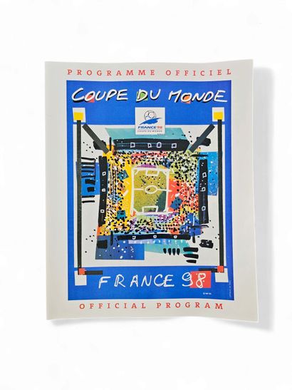 PROGRAMME OFFICIEL – Coupe du Monde 1998...
