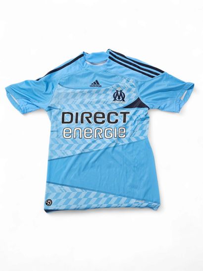 Maillot officiel bleu azur extérieur à 3...