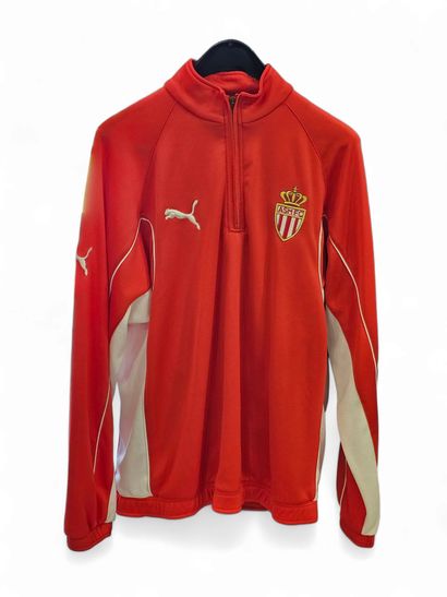 Survêtement complet rouge et blanc AS MONACO...