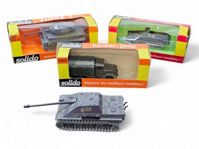 SOLIDO German WWII military vehicle set including...