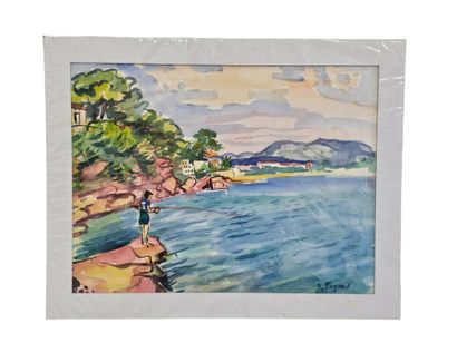 FAGARD
Rochers roses à Sanary
Aquarelle sur...