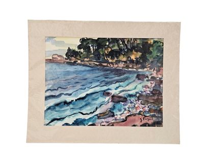FAGARD
Petite crique en mediterranée
Aquarelle...