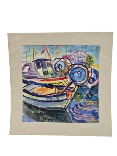 FAGARD
Sausset les pins
Aquarelle sur papier...