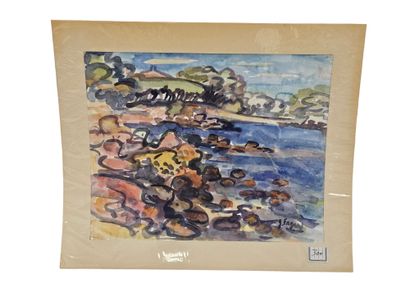FAGARD
Bord de mer au Lavandou
Aquarelle...