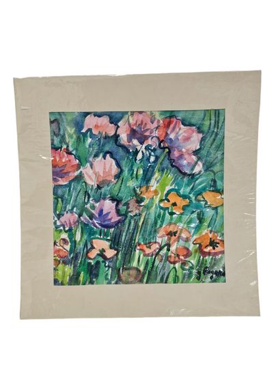 FAGARD
Champs de coquelicots
Aquarelle sur...