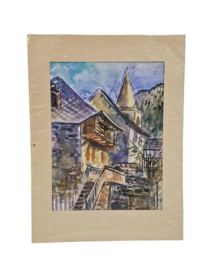 FAGARD
Vue de ruelle
Aquarelle sur papier...
