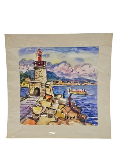 FAGARD
Le phare de Sanary
Aquarelle sur papier...