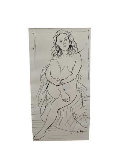 FAGARD
Sabrina
Pen drawing on paper
Signed...