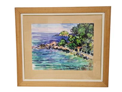 FAGARD
La crique de l'anglaise, Bandol
Watercolor...