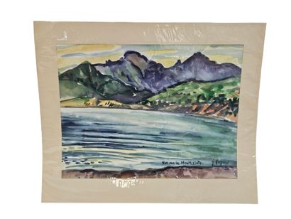 FAGARD
Vue sur le Mont Cinto
Aquarelle sur...