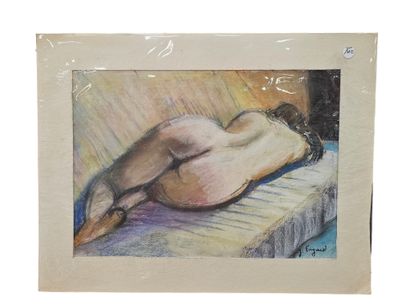 FAGARD
Reclining on the sofa
Pastel on paper...