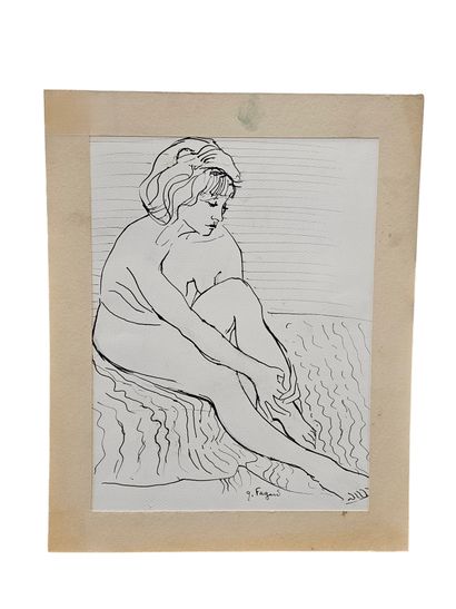FAGARD
Pain in the foot
Felt-tip pen drawing...