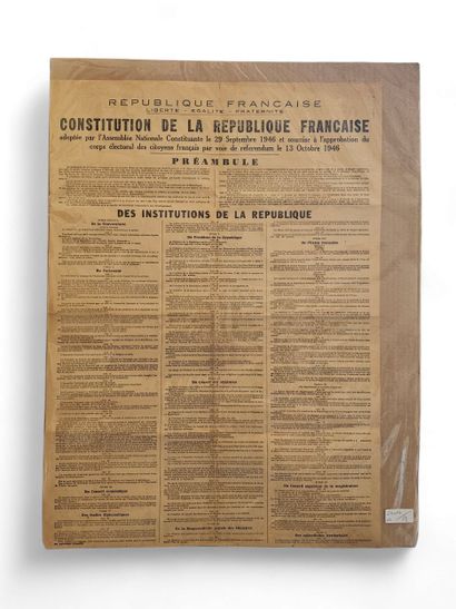 Ensemble de dix decrets,arretés,jugements...