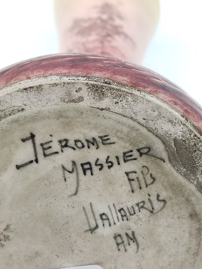 Jerome MASSIER
Vase balustre à décor peint...