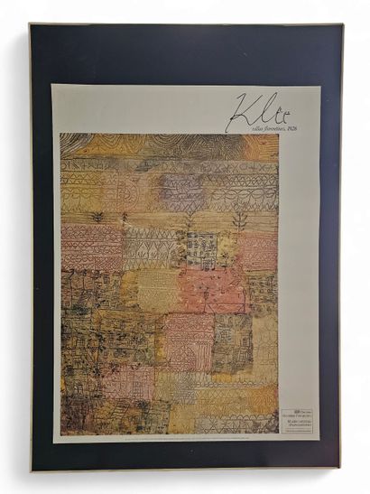 THREE FRAMED POSTERS 
including modigliani,...