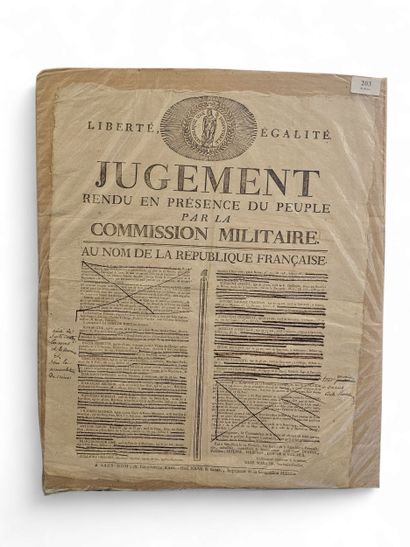 Ensemble de dix decrets,arretés,jugements...