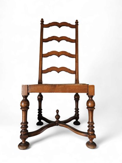 Deux chaises de nourrice paillées