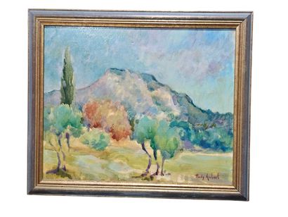 Ensemble de tableaux œuvres d'amateurs, repros...