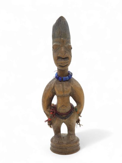Yoruba (Nigéria) | Figure «ibedji».
Bois...