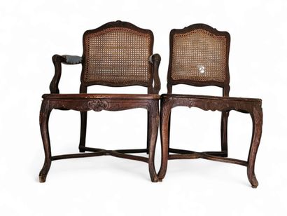 TRAVAIL FRANCAIS XIXème siècle 
Un fauteuil...