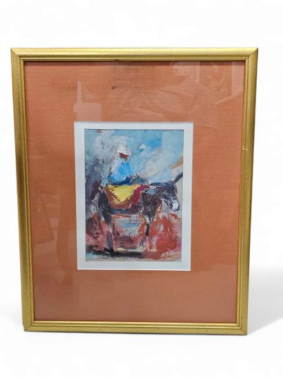 Travail d'afrique du nord
Deux gouaches sur...