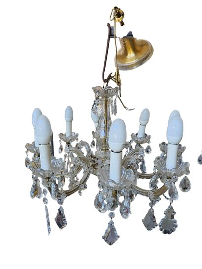 Travail Italien XXIème siècle
Paire de lustre...